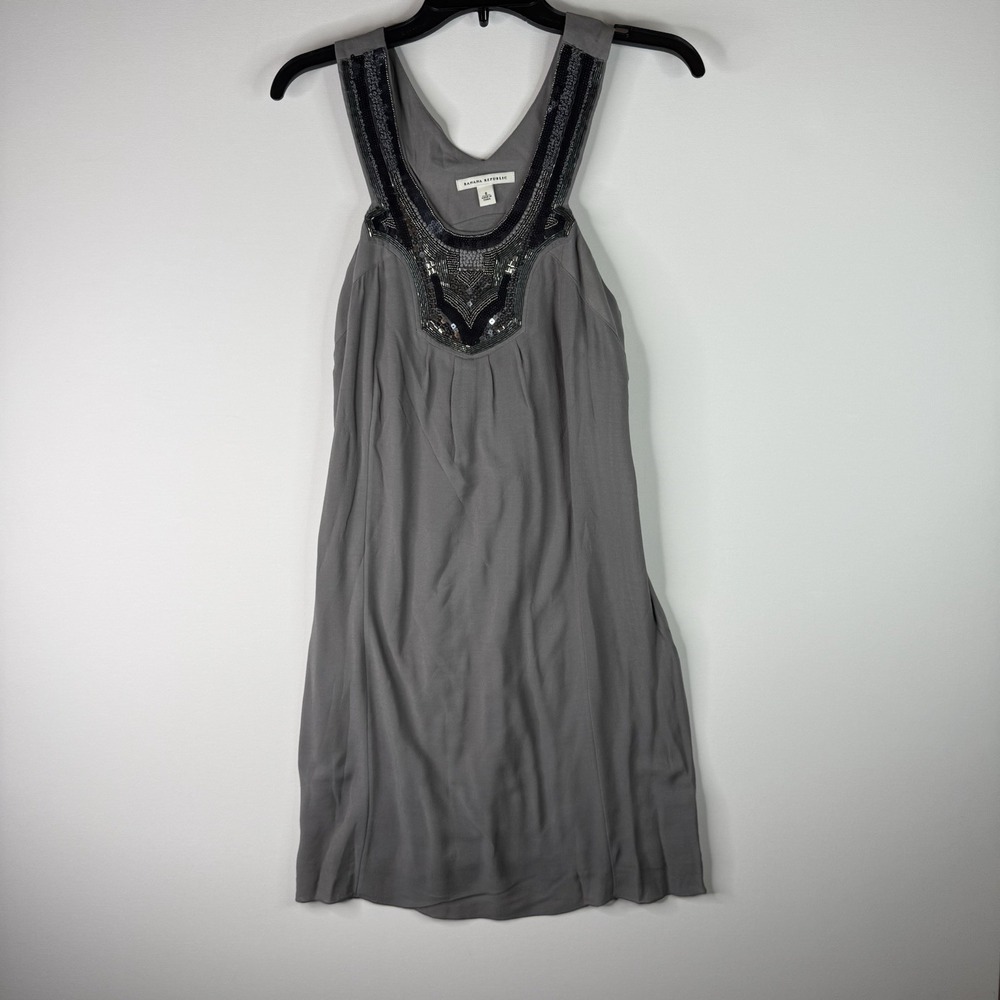 banana republic dress 8 Silk Racer back Mini Dress
